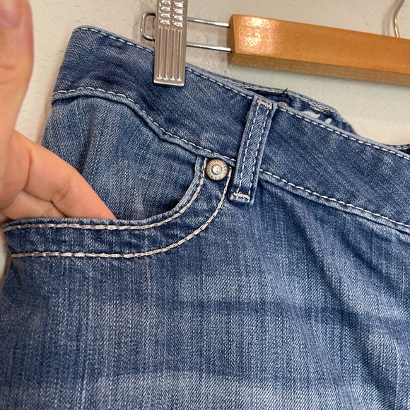 Harley Davidson Blue Jeans Women's 16 Bootcut Embroidered Studded - Picture 4 of 14